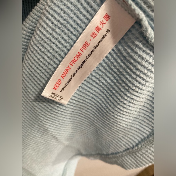 Free People Boho Oversized Early Night Waffle Knit Lounge Beach Mini Dress Tunic - Picture 6 of 8